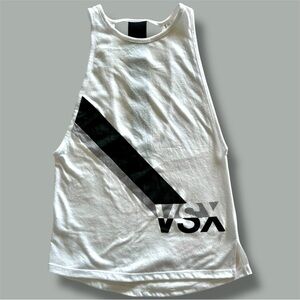 Victoria’s Secret VSX Sport Stripe Open Elastic Back Tank Top size XS